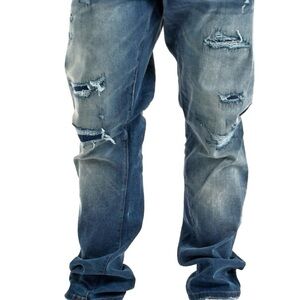 Jordan Craig Distressed Denim Mens Jeans